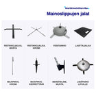 Katso mainoslippujen jalat