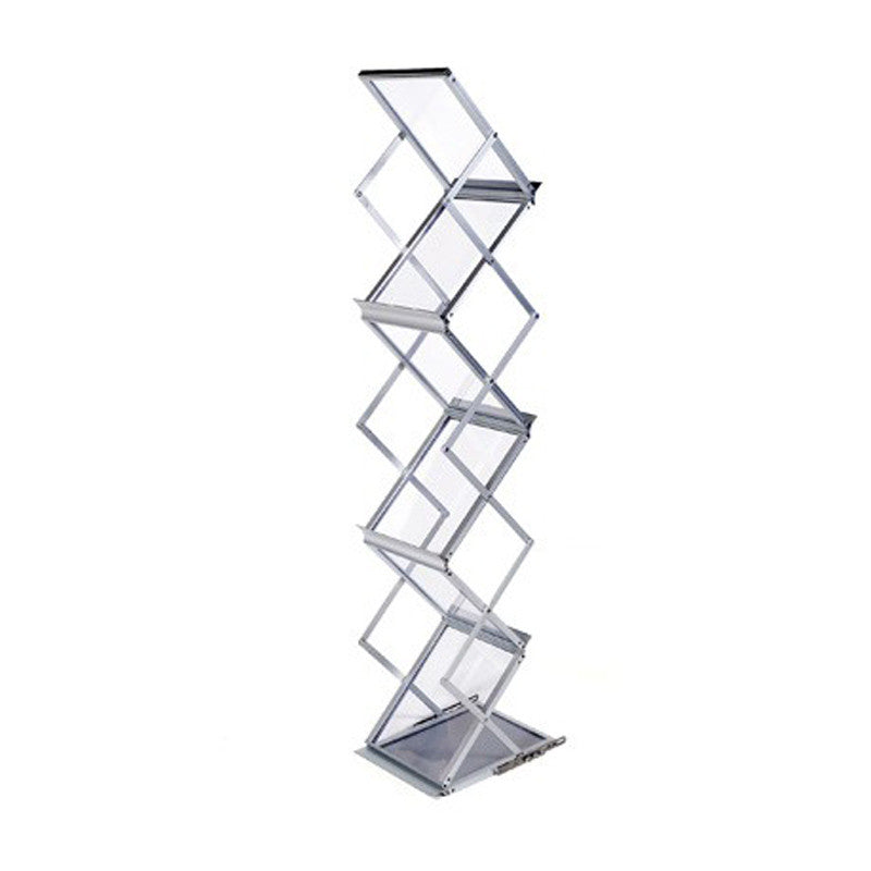 A4 Esiteteline ZIG ZAG Alumiini