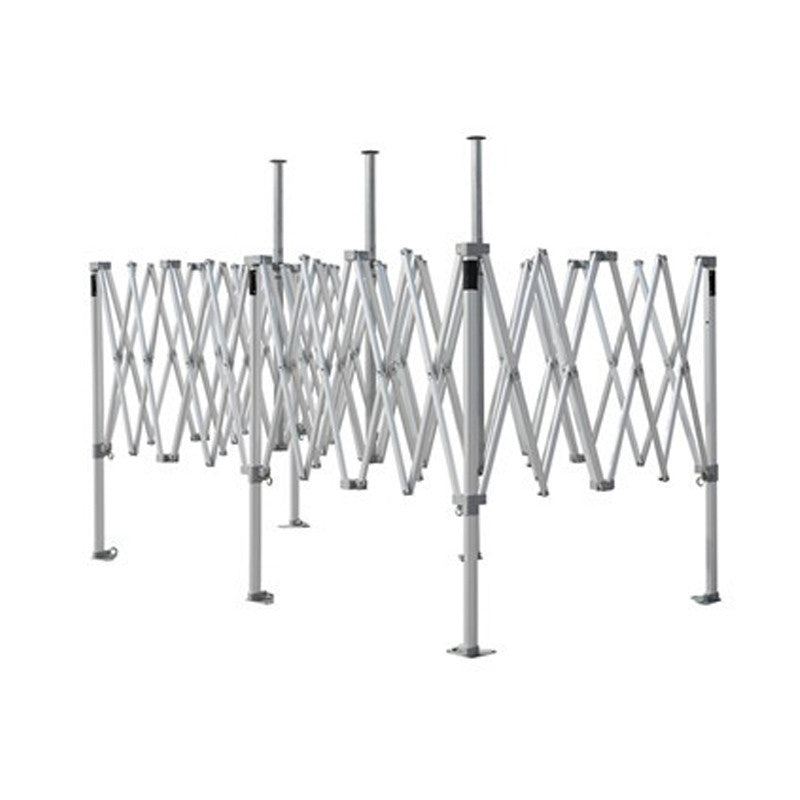 Pop up teltta 4x8m, 50mm alumiinirunko, nopea kasata, uv-suojattu. Toriteltta / näyttelyteltta / pikateltta / markkinateltta