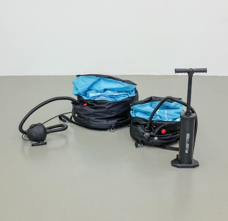 Ilmalla täytettävä mainospylväs 3m