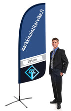 Beach flag Hainevä M - 3,0 m