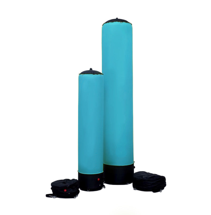 Ilmalla täytettävä mainospylväs 2,5m