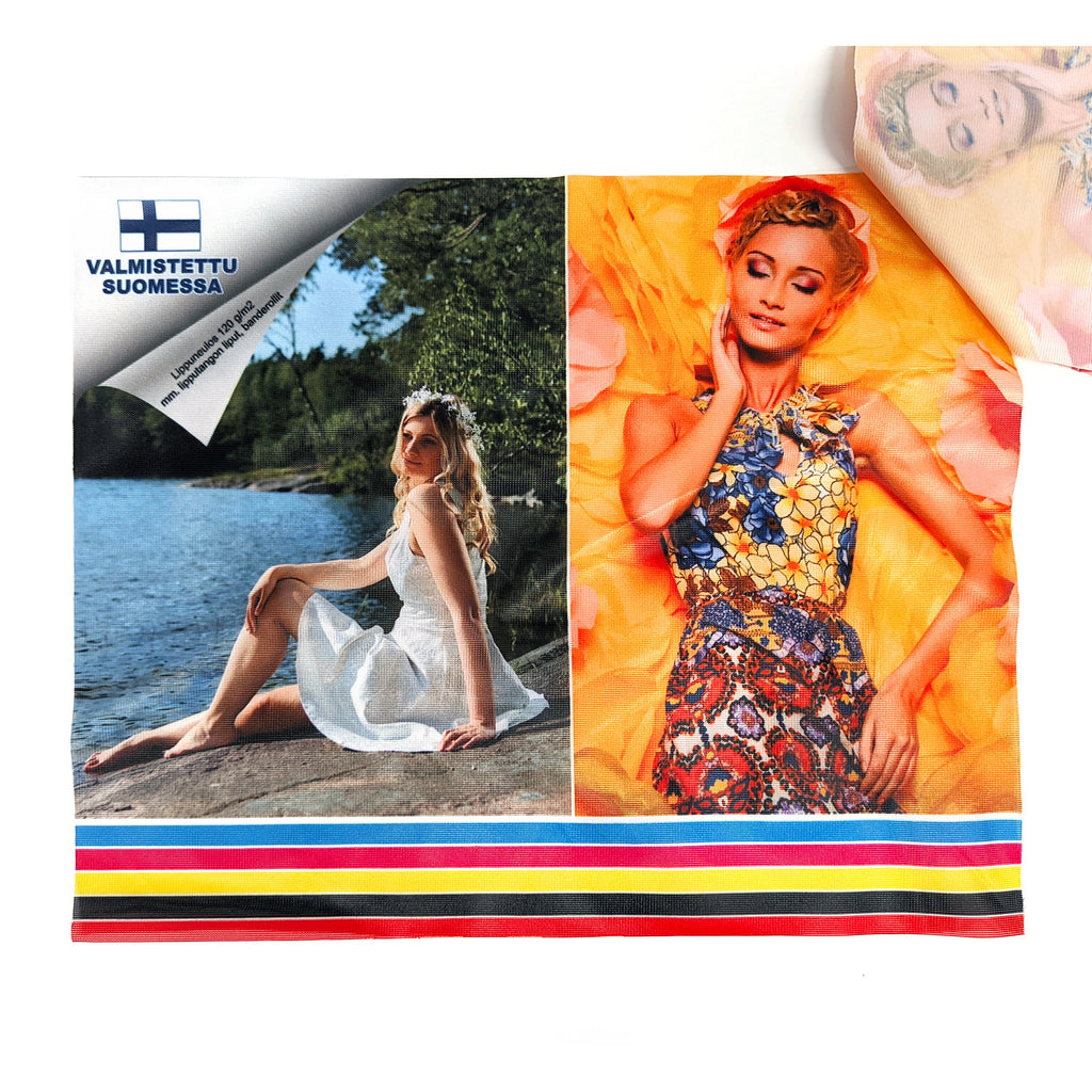 Lippukangas-banderolli | Ulko- ja sisäkäyttöön