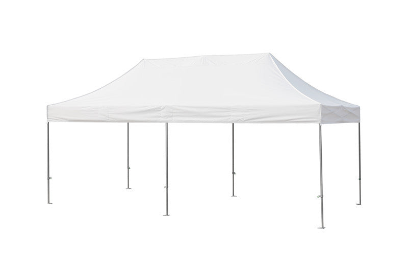 Pop up teltta 4x8m, 50mm alumiinirunko, nopea kasata, uv-suojattu. Toriteltta / näyttelyteltta / pikateltta / markkinateltta