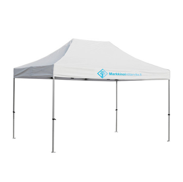 Pop up teltta 3x4.5m, 40mm alumiinirunko, nopea kasata, uv-suojattu. Toriteltta / näyttelyteltta / pikateltta / markkinateltta