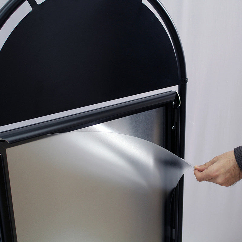 B2 Julisteteline Kaari Keltainen