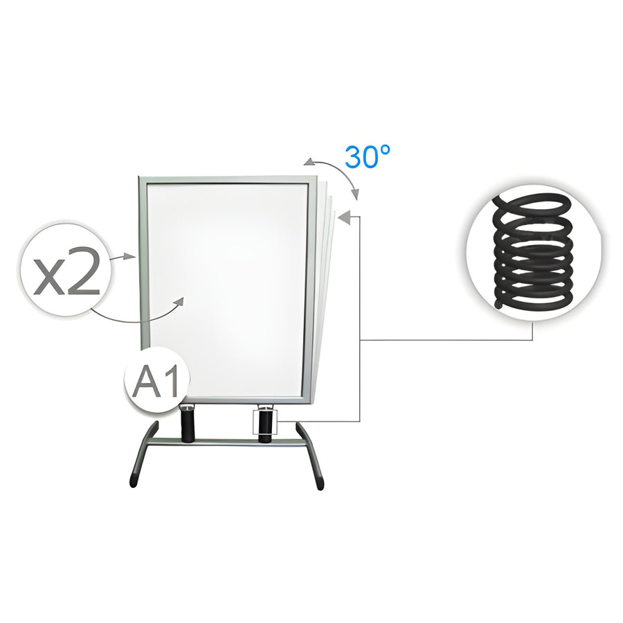 Katustandi SPRING Snapframe A1