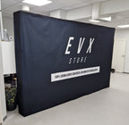 Pop up - messuseinä 2.25 x 2.25 m suora, nopea kasata. mainosseinä