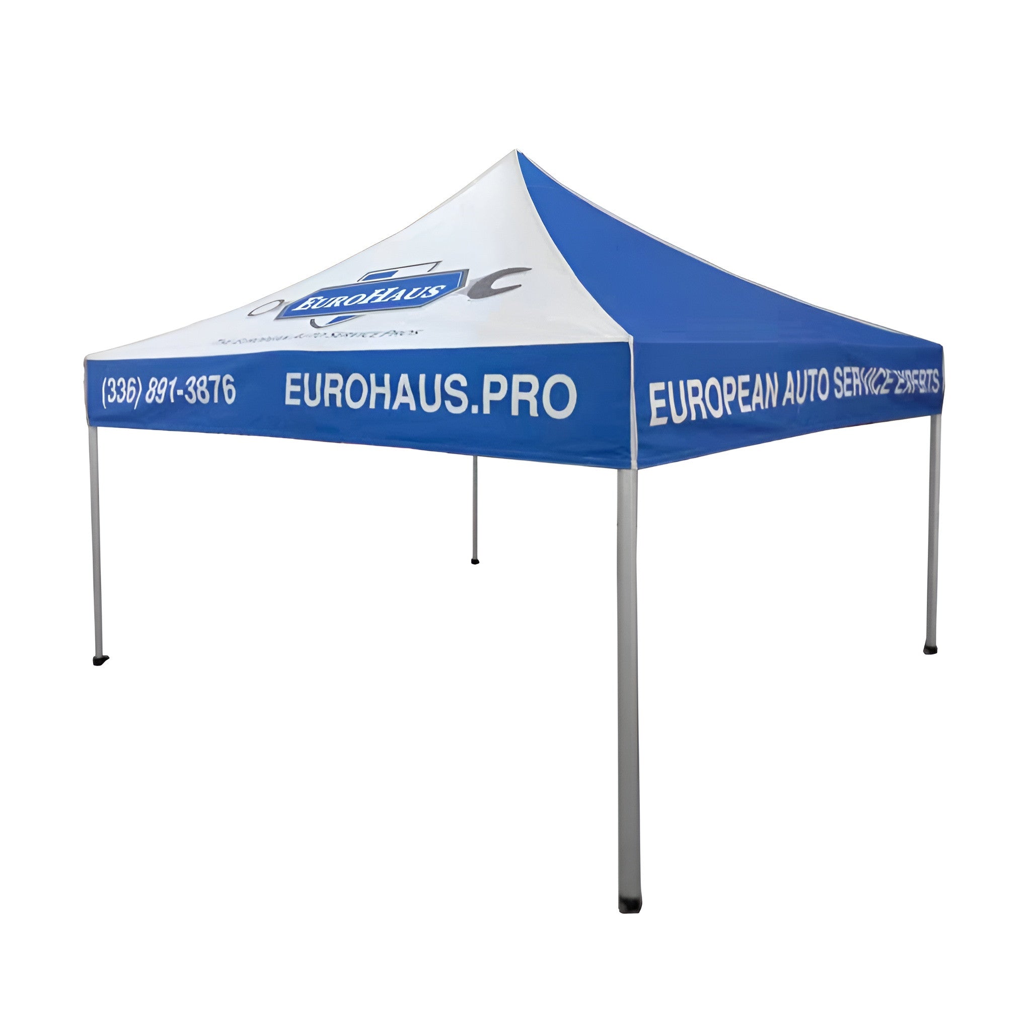 Pop up teltta 3x3m, 40mm alumiinirunko, nopea kasata. Toriteltta / näyttelyteltta / markkinateltta / Teltta painatuksella