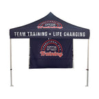 Pop up teltta 3x3m, 40mm alumiinirunko, nopea kasata. Toriteltta / näyttelyteltta / markkinateltta / Teltta painatuksella