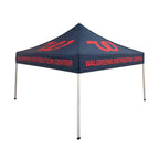 Pop up teltta 3x3m, 40mm alumiinirunko, nopea kasata. Toriteltta / näyttelyteltta / markkinateltta / Teltta painatuksella