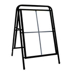 A-mainosteline Suora 22 mm Musta