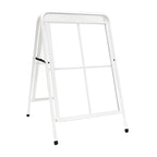 A-mainosteline Suora 22 mm Valkoinen