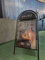 Mainoskyltti ulkokäyttöön Kaari Valkoinen B2