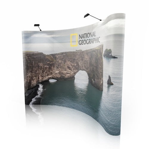 Messuseinä 3x2 kaareva