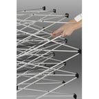 Messuseinä 4x3 Kaareva