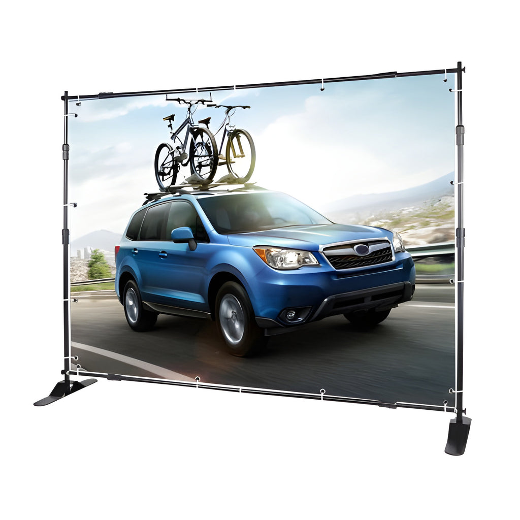 Mainosseinä säädettävä 300 cm