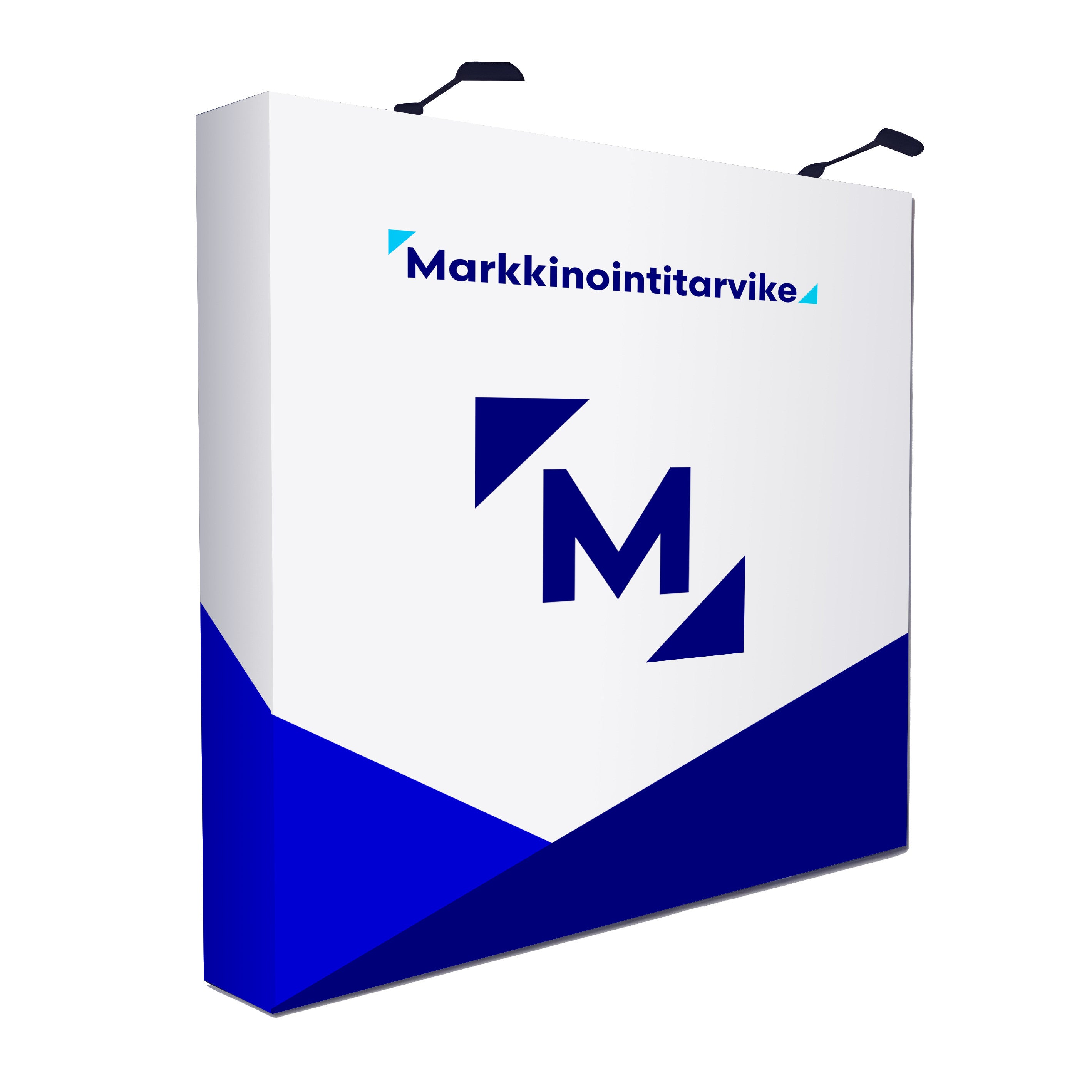 Pop up - messuseinä 2.25 x 2.25 m suora, nopea kasata. mainosseinä
