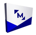 Pop- up messuseinä 3.7 x 2.25 m suora, nopea kasata.