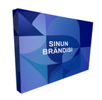 Pop- up messuseinä 3.7 x 2.25 m suora, nopea kasata.