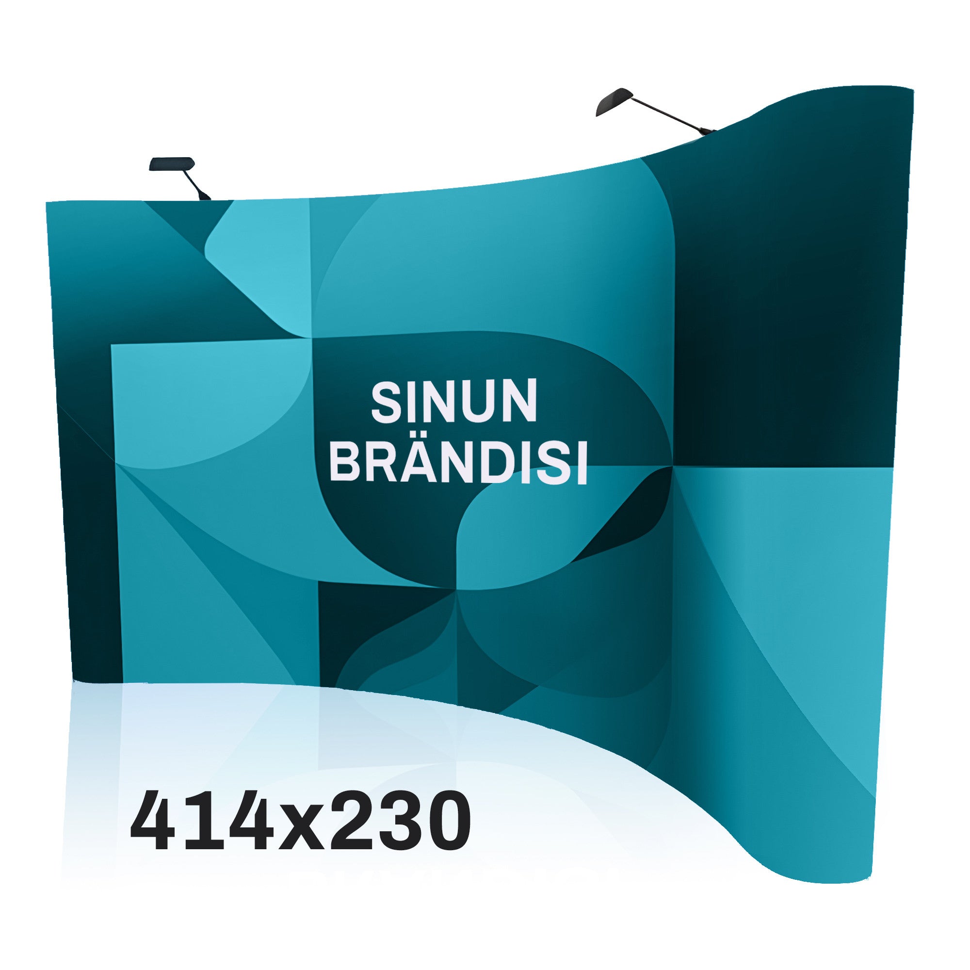 Messuseinä 4x3 Kaareva