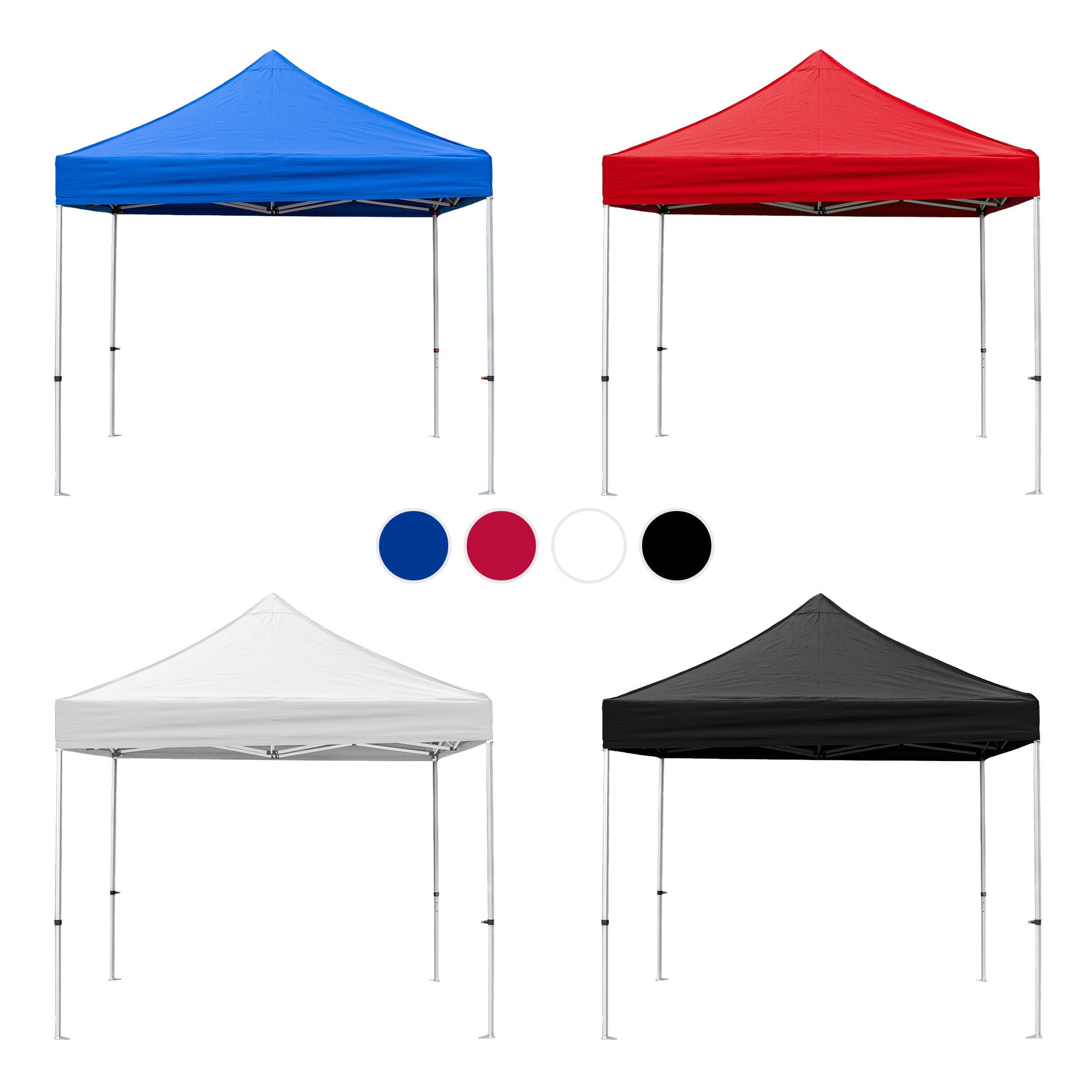 Pop up teltta 3x3m, 40mm alumiinirunko, nopea kasata. Toriteltta / näyttelyteltta / markkinateltta / Teltta painatuksella