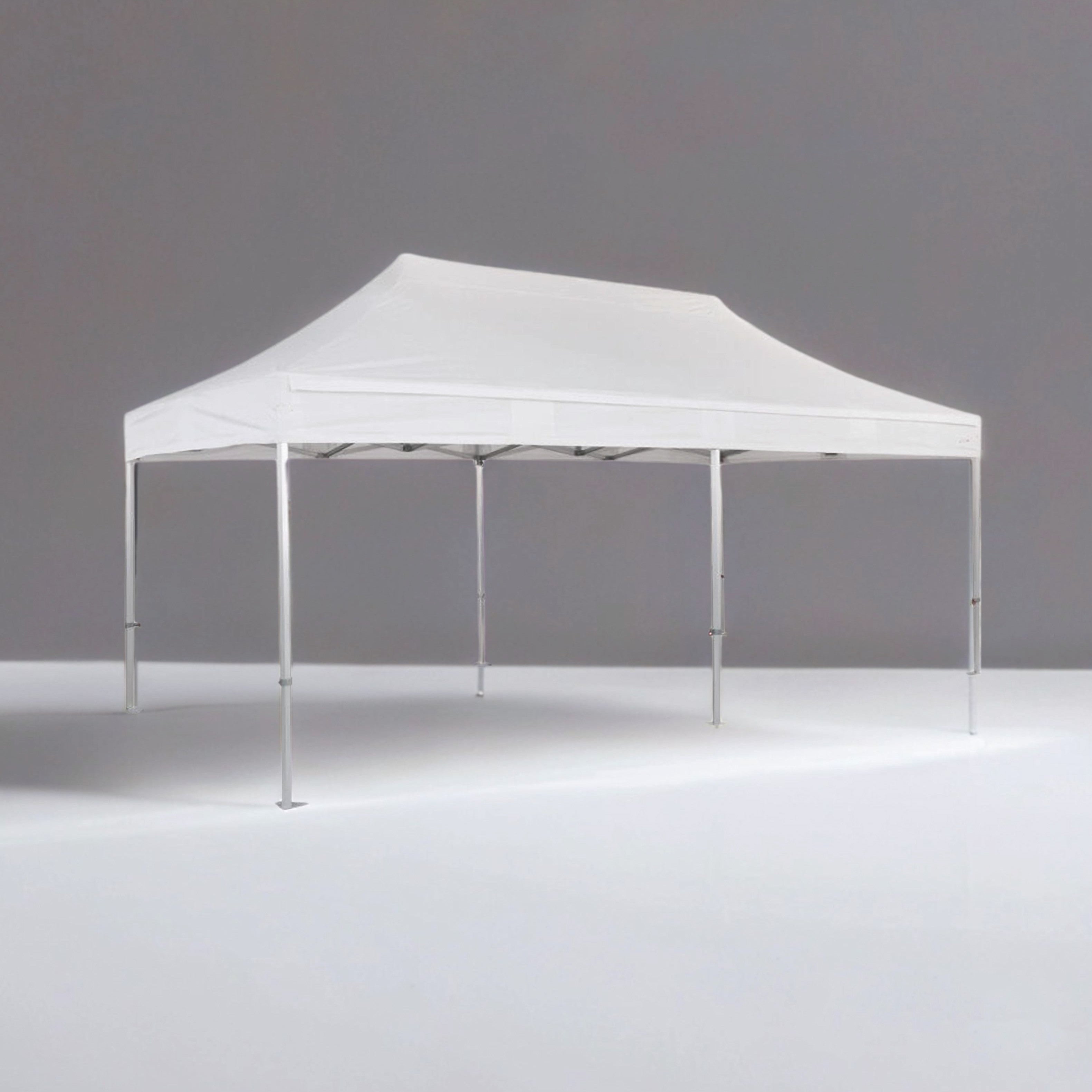 Pop up teltta 4x8m, 50mm alumiinirunko, nopea kasata, uv-suojattu. Toriteltta / näyttelyteltta / pikateltta / markkinateltta