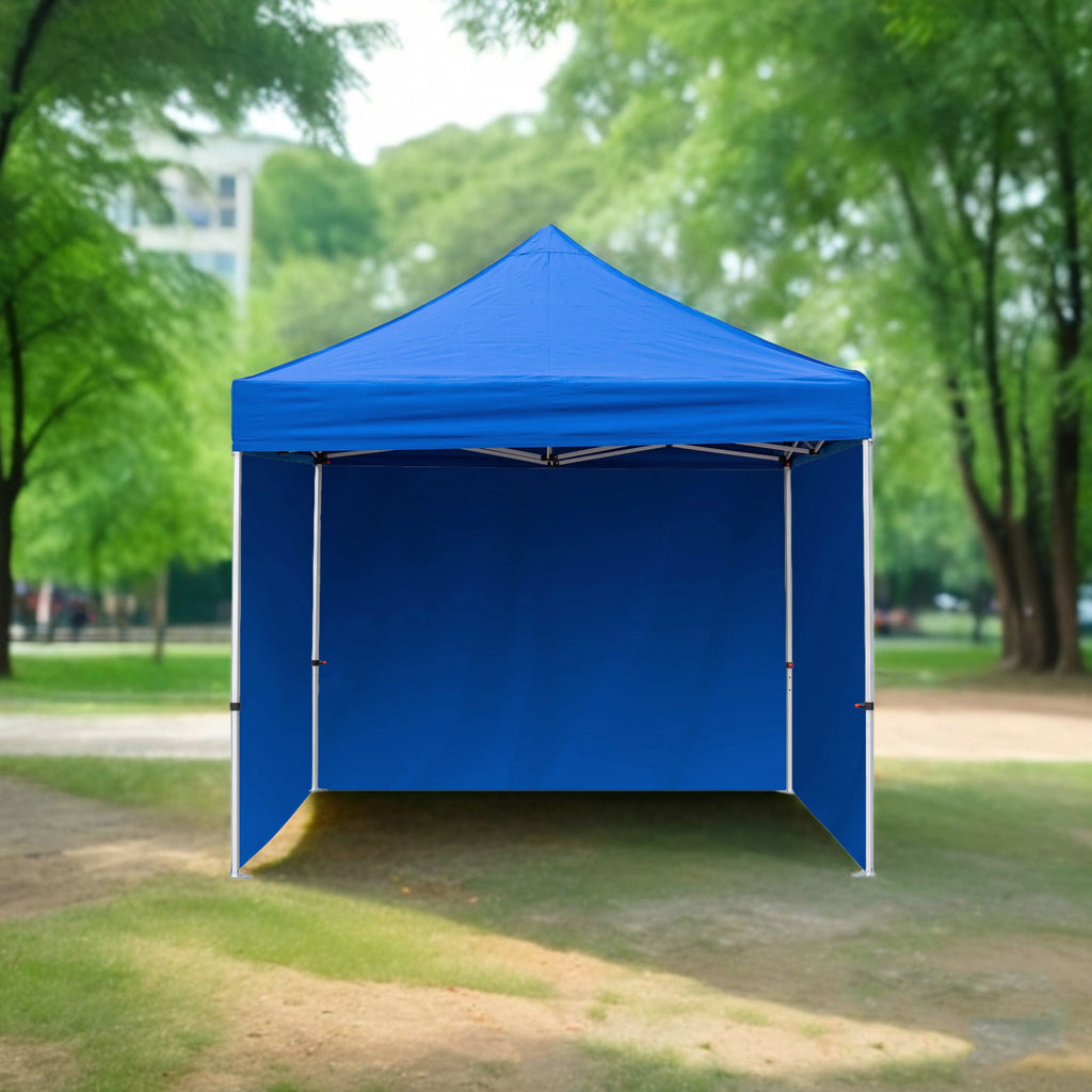 Pop up teltta 3x3m, 40mm alumiinirunko, nopea kasata. Toriteltta / näyttelyteltta / markkinateltta / Teltta painatuksella