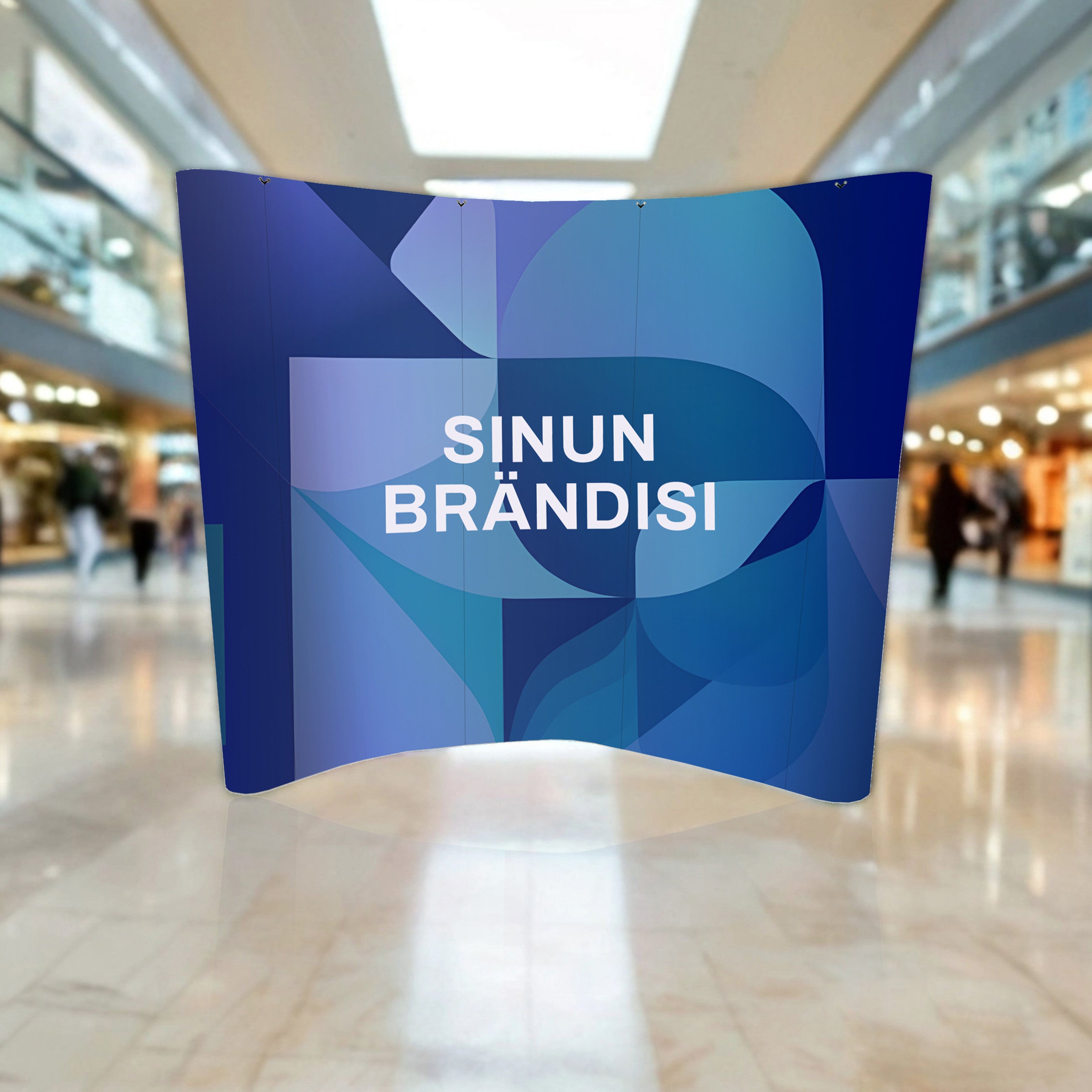 Mainosseinä 3x2 kaareva