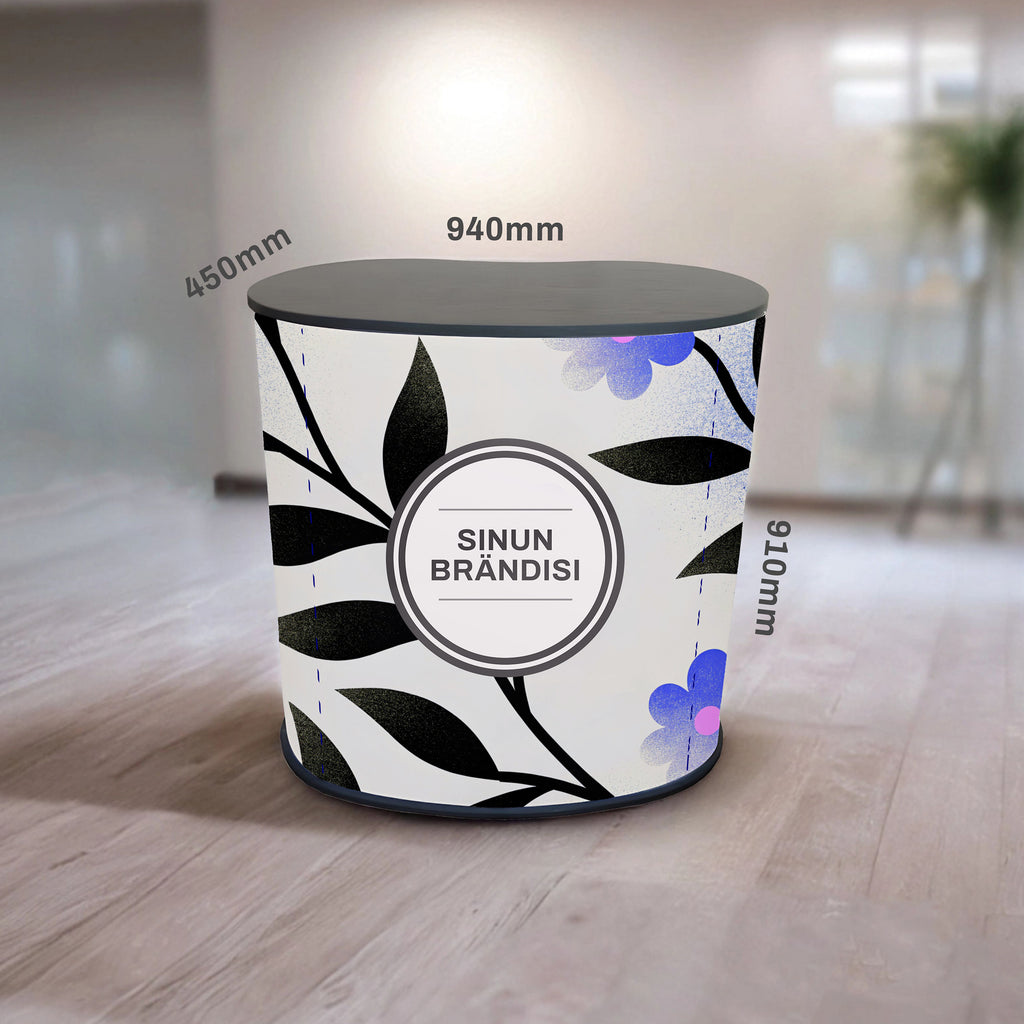 Messutiski Premium, 94cm leveä, nopea kasata.