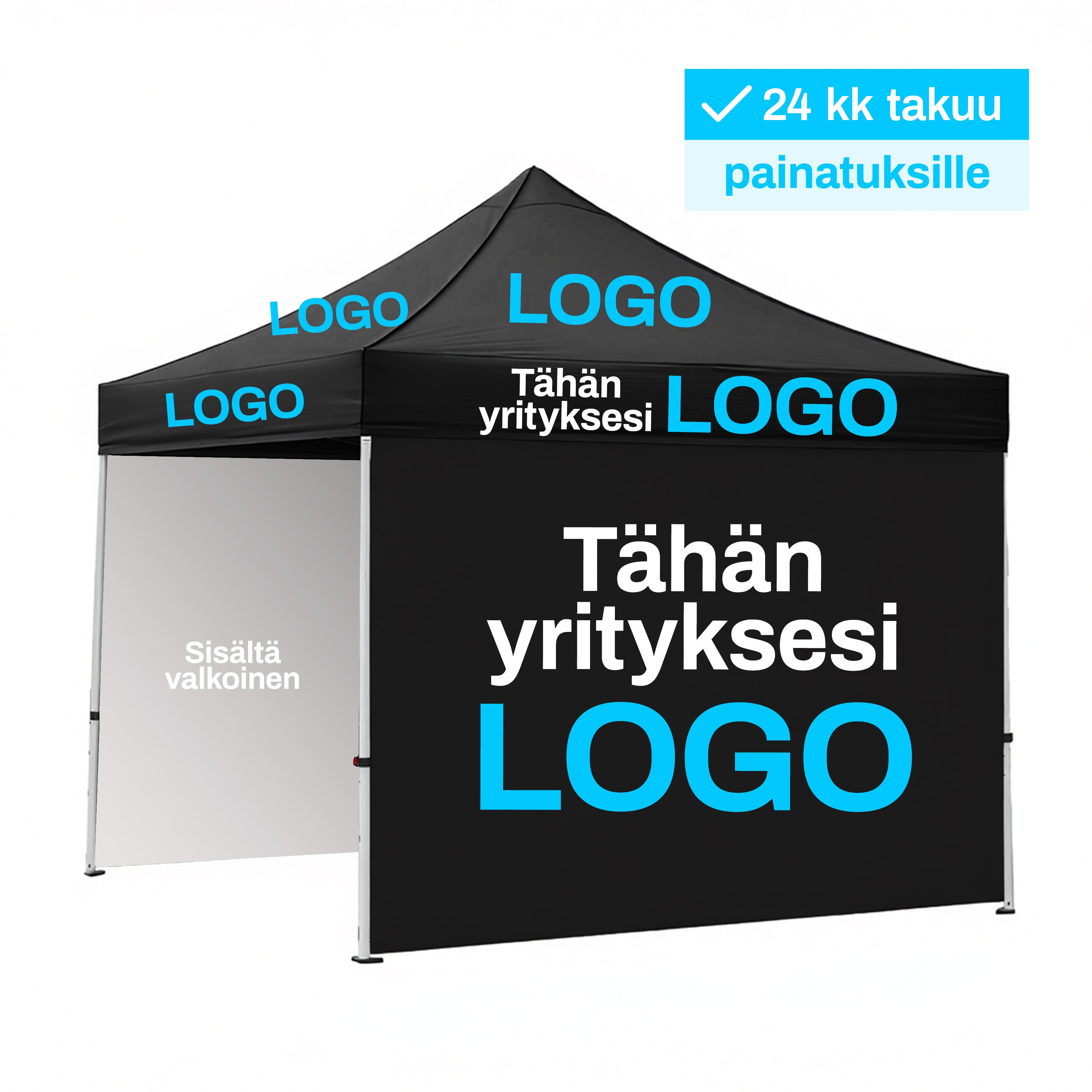 Digitaalinen koko teltan painatus ulkopuolelle