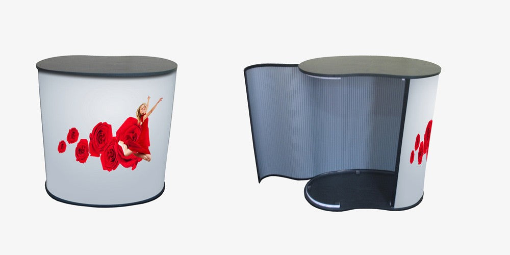 Messutiski Premium, 94cm leveä, nopea kasata.