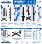 Beachflag Hainevä S - 2,2 m