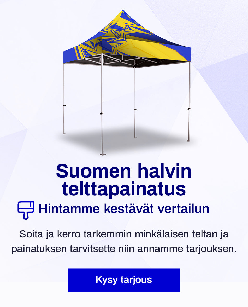 Halvin telttapainatus