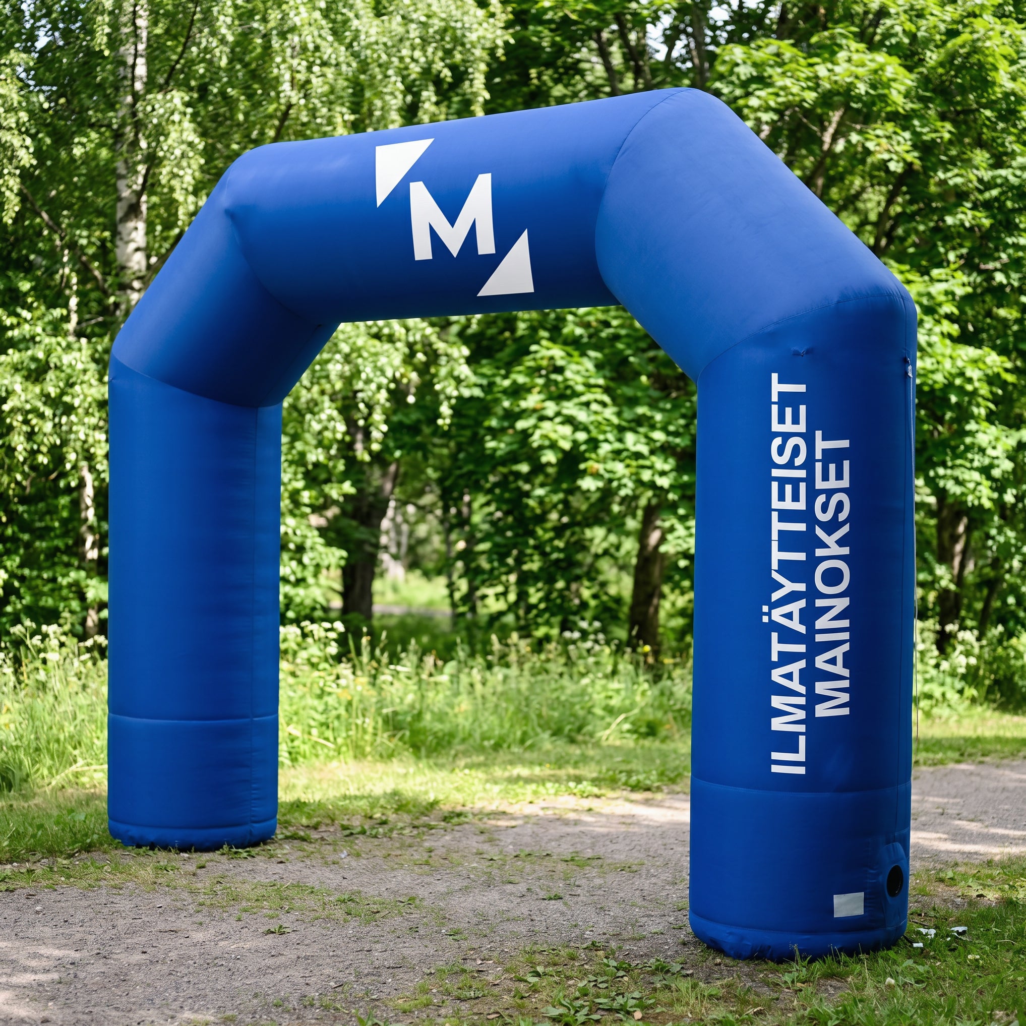 Ilmalla täytettävä mainoskaari L