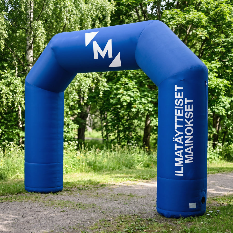 Ilmalla täytettävä mainoskaari L