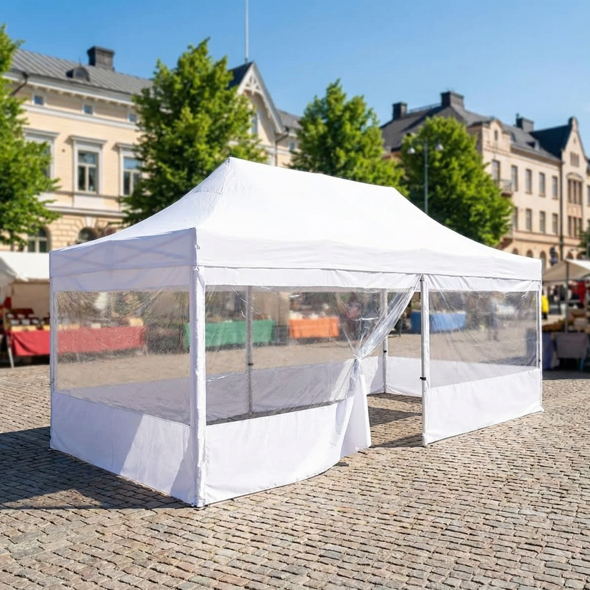 Alumiininen esittelykatos 3x6