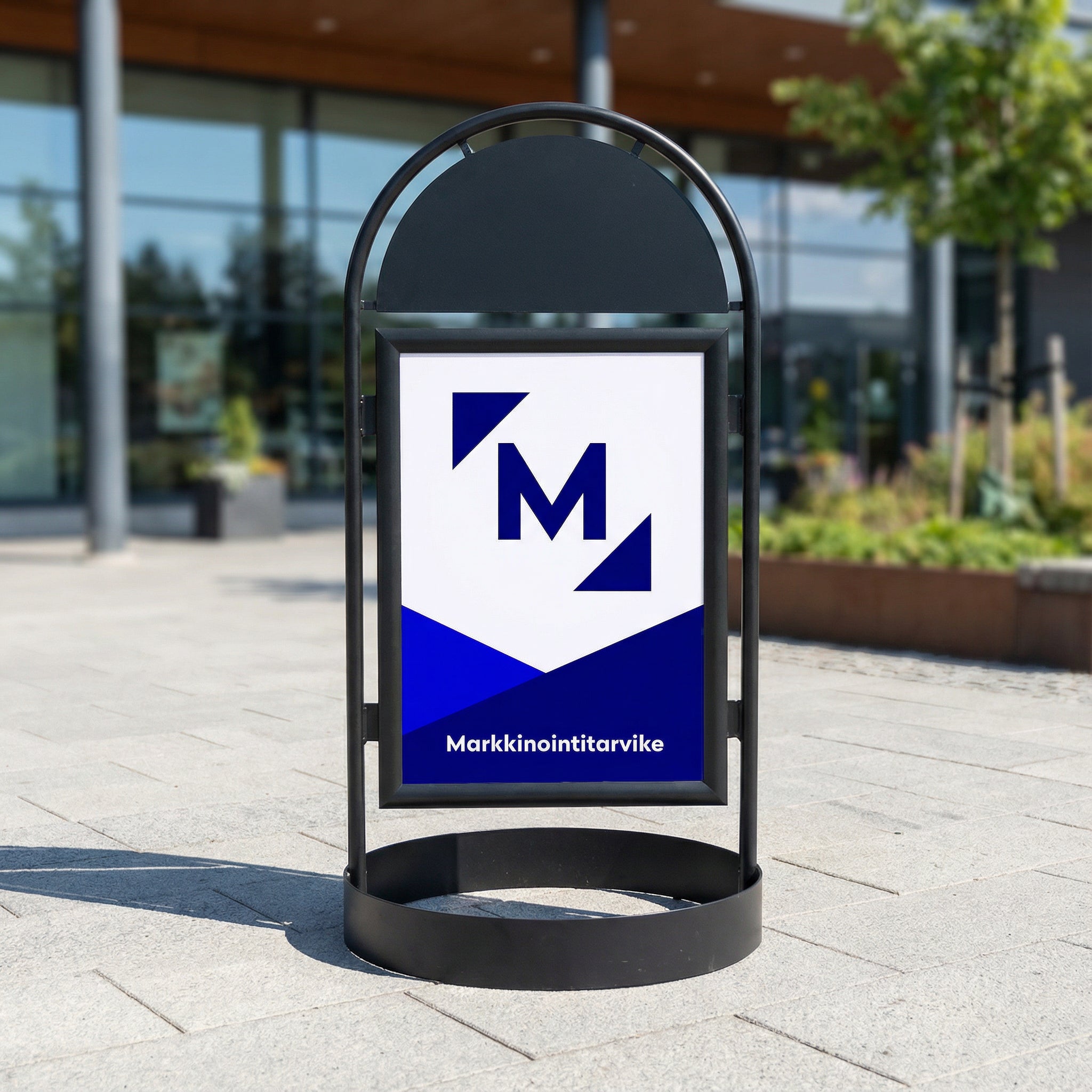 B2 Julisteteline Kaari Keltainen