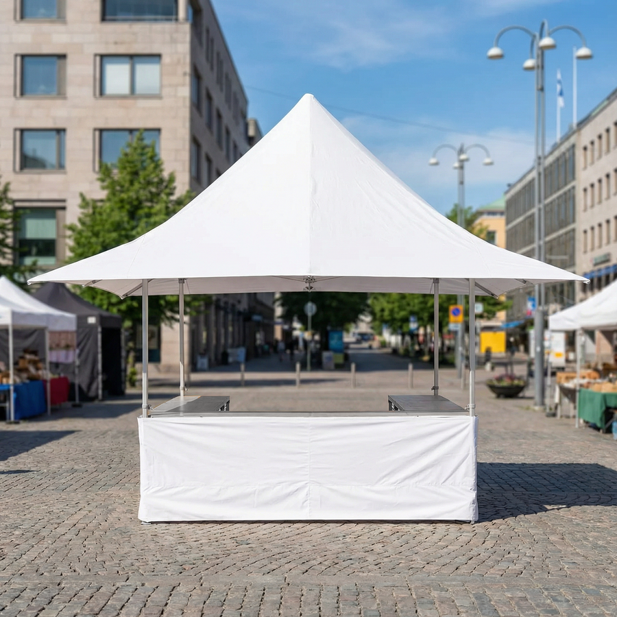 Myyntiteltta 3x3m tiskillä