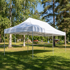 Pop up teltta 4x8m, 50mm alumiinirunko, nopea kasata, uv-suojattu. Toriteltta / näyttelyteltta / pikateltta / markkinateltta