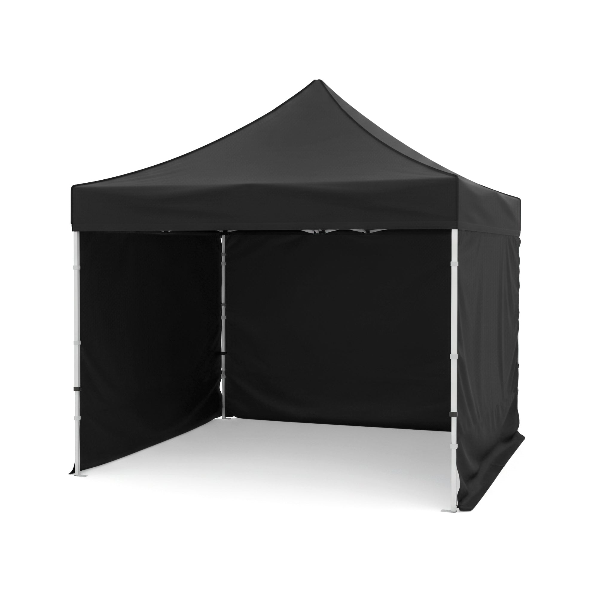 Pop up teltta 3x3m, 40mm alumiinirunko, nopea kasata. Toriteltta / näyttelyteltta / markkinateltta / Teltta painatuksella