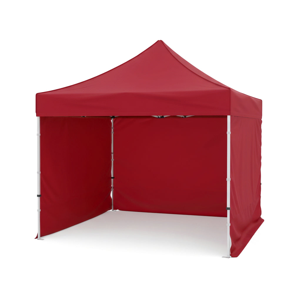 Pop up teltta 3x3m, 40mm alumiinirunko, nopea kasata. Toriteltta / näyttelyteltta / markkinateltta / Teltta painatuksella