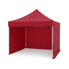 Pop up teltta 3x3m, 40mm alumiinirunko, nopea kasata. Toriteltta / näyttelyteltta / markkinateltta / Teltta painatuksella