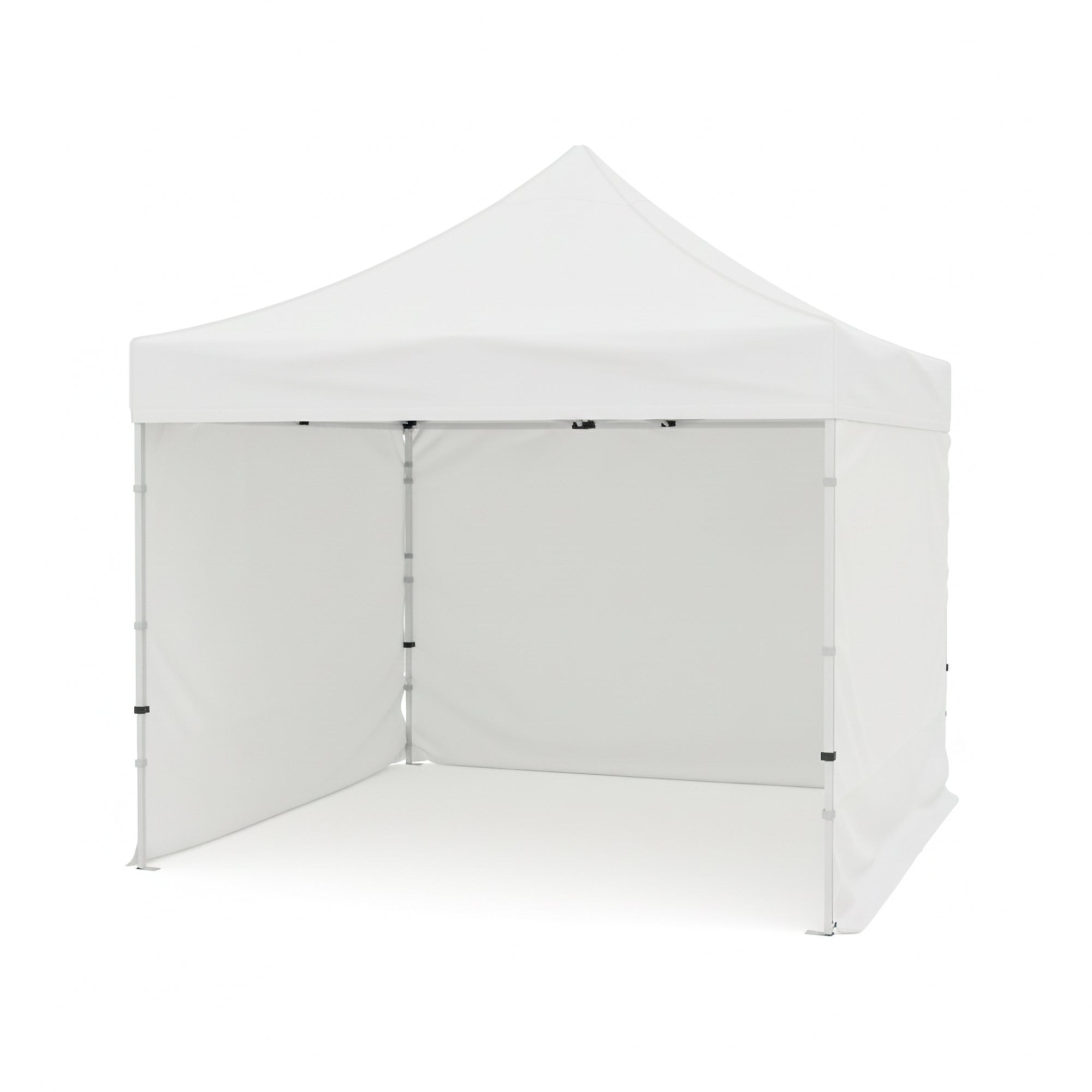 Pop up teltta 3x3m, 40mm alumiinirunko, nopea kasata. Toriteltta / näyttelyteltta / markkinateltta / Teltta painatuksella