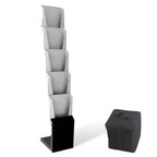 A4 Esiteteline ZIG ZAG Harmaa